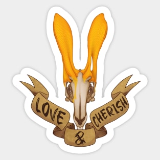 Love and Cherish Sticker